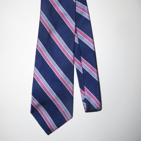❤️MENS BROOKS BROTHERS Navy NECKTIE TIE - Picture 1 of 4
